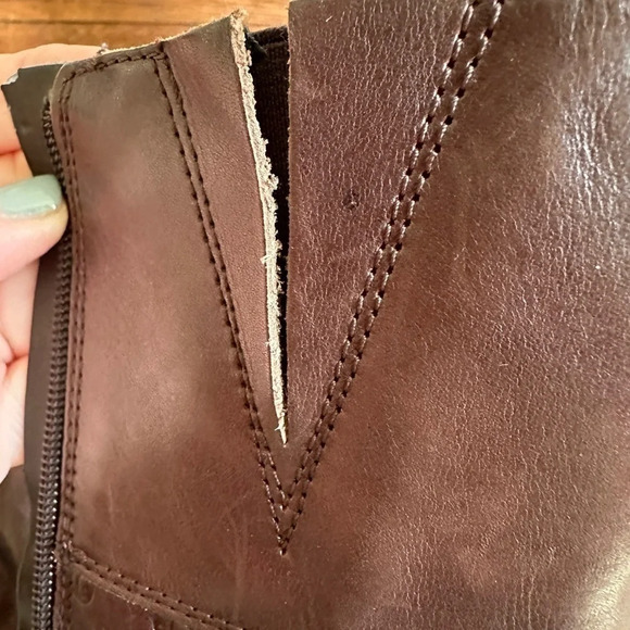 NWOB Women’s ETIENNE AIGNER 8 LEATHER Tall Riding Boots - Picture 11 of 12